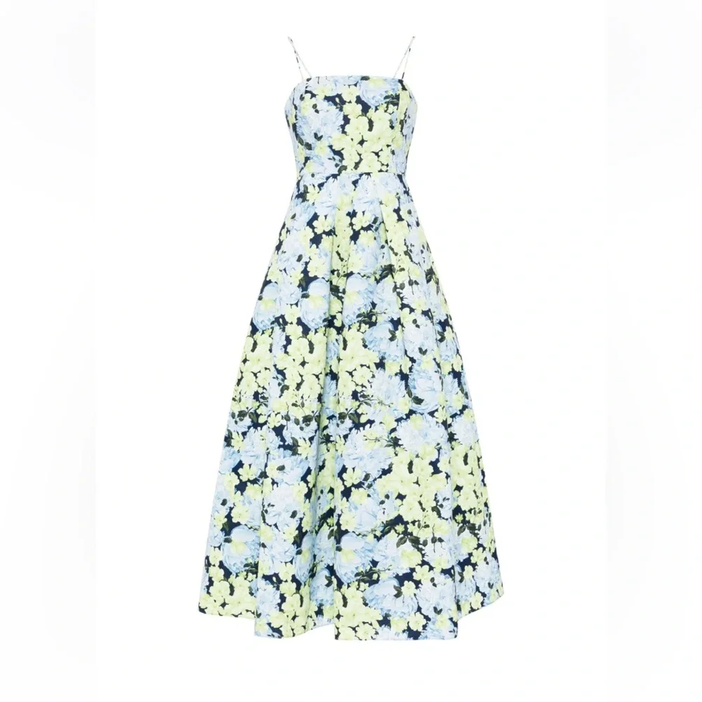 Sachin + Babi Beau Floral Print Gown - size 2 - NWOT - Picture 2 of 5